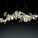 nature inspired chandelier ginkgo