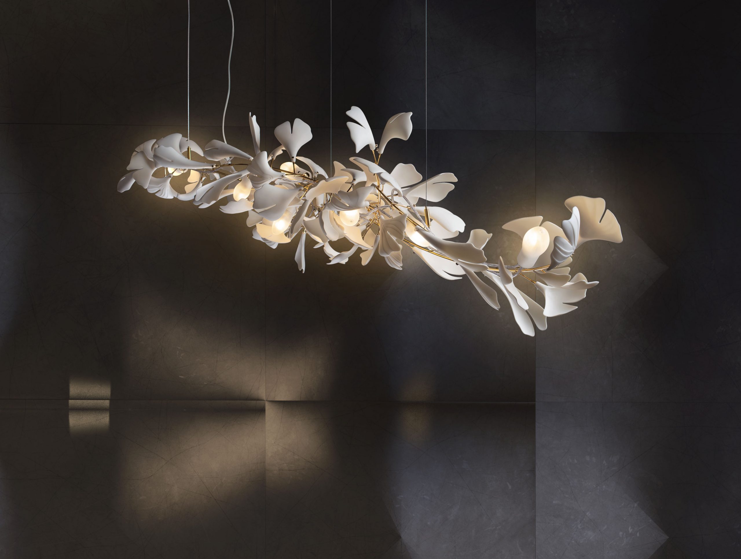 Bespoke Light sculpture Gingko 73